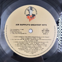 Air Supply Greatest Hits 1983 Vinyl Record LP Classic Soft Rock Album