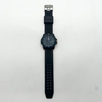 Luminox Navy Seal 3050 Series Black Blue Watch 200m Water Resistant Quartz
