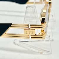 9Five St James Sunglasses 24K Gold Plated Polarized Designer Eyewear