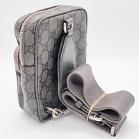 Gucci Ophidia GG Supreme Mini Bag 752565 Small Crossbody Purse Handbag Grey