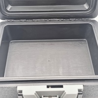 Safe Box Black Security Safe 2 Keys Portable Lockable Home Office Box