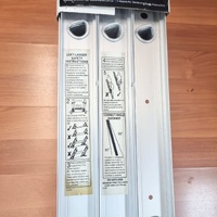Large View Kimberley Sliding Attic Ladder Max Height 3m Folded 1310x310x176mm