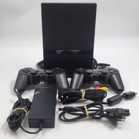 Sony PlayStation 2 Slim SCPH-75002 Console 2 Controllers and Leads