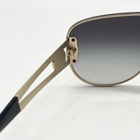 Versace VE2166 Rock Icons Sunglasses Pale Gold Frame Grey Gradient Lens