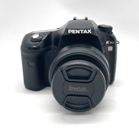 Pentax K10D DSLR Camera 18-50mm Lens Kit 10.2MP Digital SLR Black