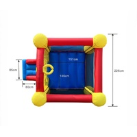 Happy Pop 9201D Airflow Bouncer with Blower Inflatable Kids Bouncer 3-10