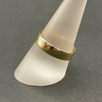 Unisex 9ct Yellow Gold Plain Band Ring