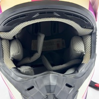 O'Neal Five Series Distortion Motocross Helmet Pink White Size Youth SM