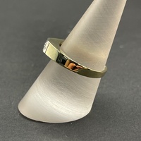 Unisex 9ct Yellow Gold Diamond Ring