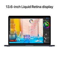 Apple MacBook Air M2 13.6 Inch Midnight MLY33X/A 8GB RAM 256GB SSD