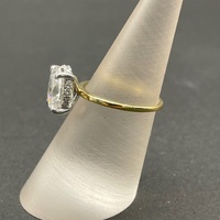 Ladies 18ct Yellow Gold Lab Grown Diamond Ring