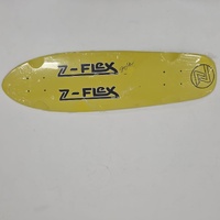 Large View Z Flex Jimmy Plumer Model Yellow Skateboard Pro Model 7.75 Inch Deck