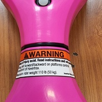 Large View Razor Hovertrax Brights Pink Hoverboard with LED Lights Self Balancing