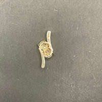 Ladies 9ct Yellow Gold Diamond Fancy Pendant