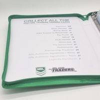 Large View NRL 2025 Footy Trading Cards Set in 9 Pocket Green Album Official Licensed