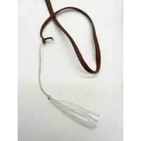 Large View Hide Stockwhips Pair 4 Plait 6ft Leather Whips Dual Training Whips