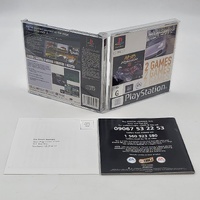 Large View Need for Speed Porsche 2000 and Moto Racer 2 PlayStation PS1 Game Combo Pack