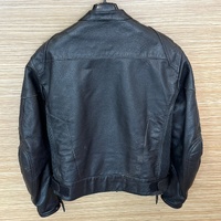 RJays Sports Jacket II Black Leather Motorcycle Jacket Mens Size 38