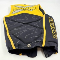 Large View Sea-Doo Team Life Jacket HD299 Medium PFD Type 2 Black and Yellow