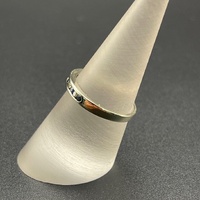 Ladies 9ct White Gold Natural Diamond and Sapphire Ring