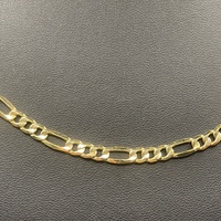 Unisex 9ct Yellow Gold Figaro Link Necklace