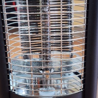 Large View Maxkon Tornado 2000W Infrared Tower Heater Carbon Fibre 220-240V IP55