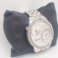 Marc Ecko E17522G1 Two Timer Dual Time Silver Stainless Steel Watch