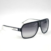 Carrera 27 XSZ/9O Navigator Sunglasses Black White Grey 62mm Grey Lens