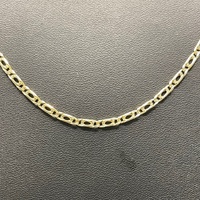 Unisex 14ct Yellow Gold Birdseye Link Necklace