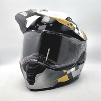 M2R Hybrid Pix Motocross Helmet Medium 57-58cm Grey Black ECE 22.05