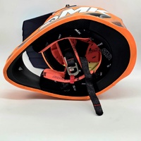 SMK Allterra X-Throttle MA575 Blue Orange Size M Motocross Helmet MX Off Road