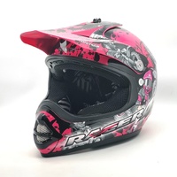 RXT Racer 4 Kids Motocross Helmet XS Magenta Youth Dirt Bike MX Gear A-717K