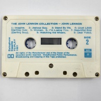 The John Lennon Collection 1982 Cassette Tape 1st Australian Release