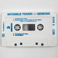 Genesis Invisible Touch Cassette Tape Atlantic Records Vintage