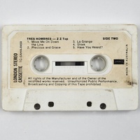 ZZ Top Tres Hombres Cassette Tape Australian Release Rare Rock