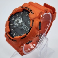 Casio G-Shock GA110MR-4A Orange Analog Digital Mens Sport Watch