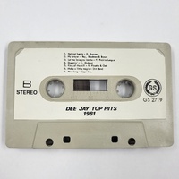 Dee Jay Top Hits 1981 Cassette Tape Rare 80s Pop Rock Compilation