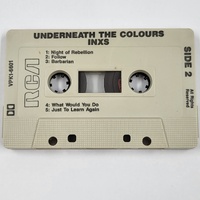 INXS Underneath The Colours 1981 Australian Cassette Tape Rock Vintage