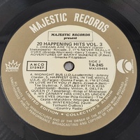 20 Happening Hits Volume 3 Various Artists Vinyl Record