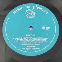Peggy Lee Vinyl LP MFP-8094 Jazz Vocal Please Be Kind No Greater Love