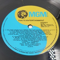 That's Entertainment! 2xLP Vinyl MGM Original Soundtrack Double Record Set