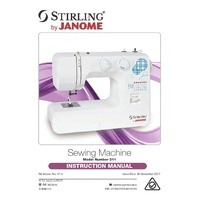 Stirling by Janome Sewing Machine Model 311 with Accessories