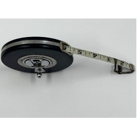 Lufkin 66ft White Clad Banner Vintage Logging Tape