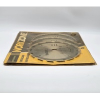 Workzone 3pc Circular Saw Blades 180mm 16 24 40T 20mm Bore Set