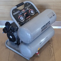 Chicago HUSH20 Alloy 20L Air Compressor 8Bar 0.58kW 1440RPM Quiet