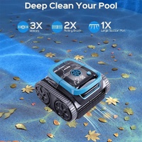 Hayward iPowerShark Cordless Robotic Pool Cleaner 180min Battery App