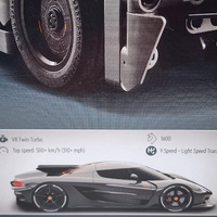 LEGO Technic Koenigsegg Jesko Absolut Grey Hypercar 42173 Set Ages 10+