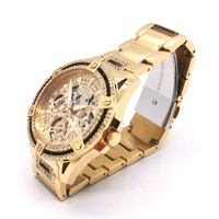 Guess GW0464L2 Ladies Gold Queen Crystal Multifunction Watch 40mm
