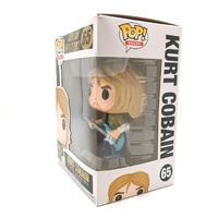 Funko Pop Rocks Kurt Cobain 65 Vinyl Figure Blue Guitar Collectible