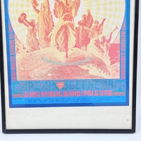 Vintage 1967 Flash Concert Poster The Doors Lothar Hand People Beefheart